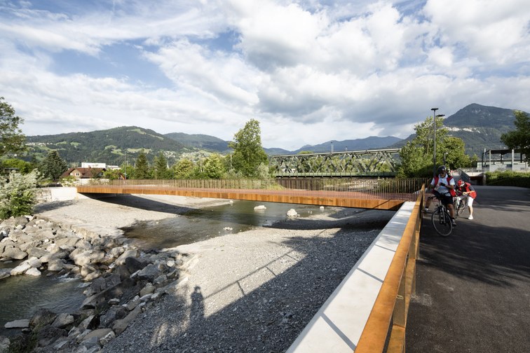 Radwegbrücke Birkenwiese, Dornbirn